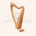 McHugh Atlas Harp 29 String Ash and Mahogany Squareback - Stringed Instruments