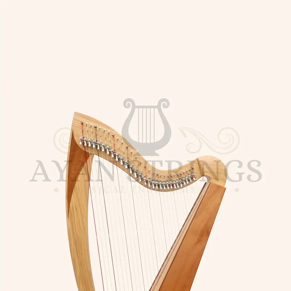 McHugh Atlas Harp 29 String Ash and Mahogany Squareback - Stringed Instruments