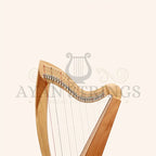 McHugh Atlas Harp 29 String Ash and Mahogany Squareback - Stringed Instruments