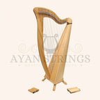 McHugh Harp 34 Strings Ashwood Round back - Stringed Instruments