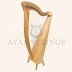 McHugh Harp 34 Strings Ashwood Round back - Stringed Instruments