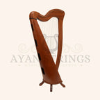 McHugh Harp 34 Strings Mahogany Wood Round back - Stringed Instruments