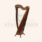 McHugh Harp 34 Strings Rosewood Round back - Stringed Instruments