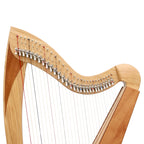 McHugh Atlas Harp 29 String Ash and Mahogany Squareback