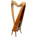 McHugh Atlas Harp 29 String Ash and Mahogany Squareback