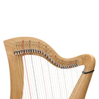 29 Strings McHugh Harp Round Back