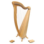 McHugh Harp 34 Strings Ashwood Round back