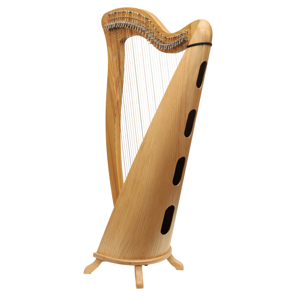 McHugh Harp 34 Strings Ashwood Round back