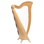 McHugh Harp 34 Strings Ashwood Round back