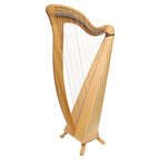 McHugh Harp 34 Strings Ashwood Round back
