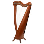 McHugh Harp 34 Strings Mahogany Wood Round back