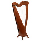 McHugh Harp 34 Strings Mahogany Wood Round back