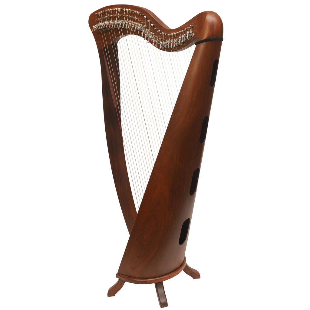 McHugh Harp 34 Strings Rosewood Round back