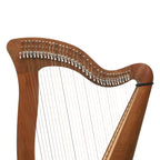 McHugh Harp 34 Strings Walnut Wood Round back