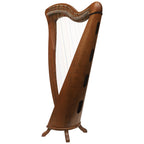McHugh Harp 34 Strings Walnut Wood Round back
