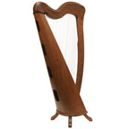 McHugh Harp 34 Strings Walnut Wood Round back