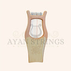 Mini Kinnor Harp 10 String Lacewood - Stringed Instruments