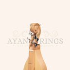 Mountain Dulcimer 4 String F-Hole Lacewood With Nickel Finish Hardware - Stringed Instruments