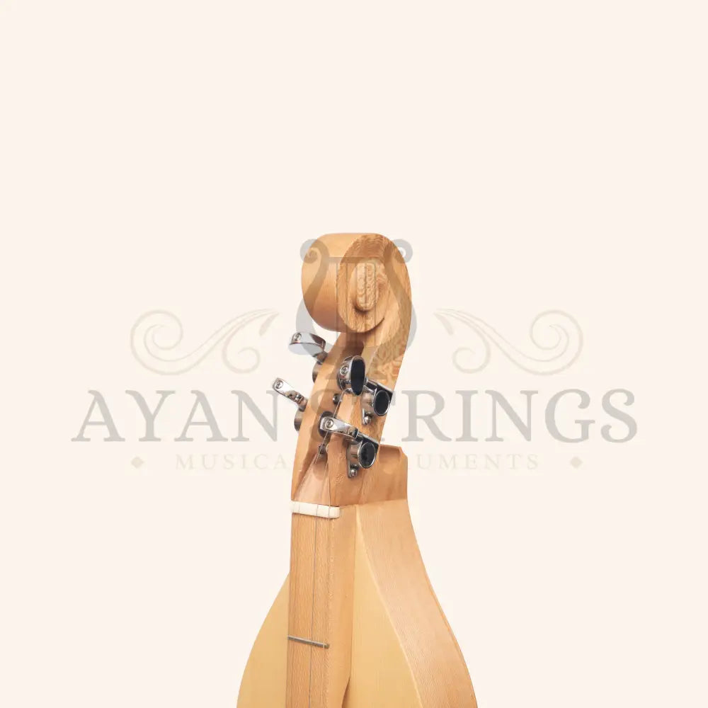 Mountain Dulcimer 4 String F-Hole Lacewood With Nickel Finish Hardware - Stringed Instruments