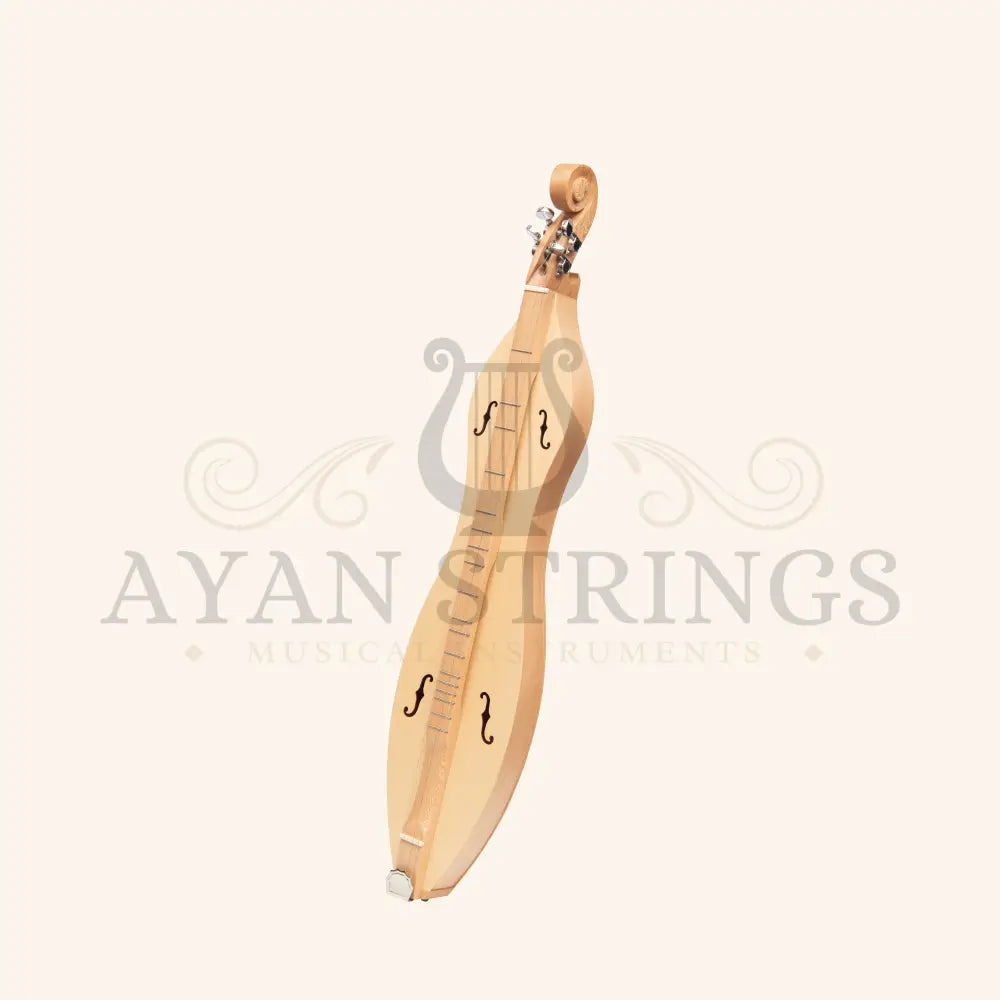 Mountain Dulcimer 4 String F-Hole Lacewood With Nickel Finish Hardware - Stringed Instruments