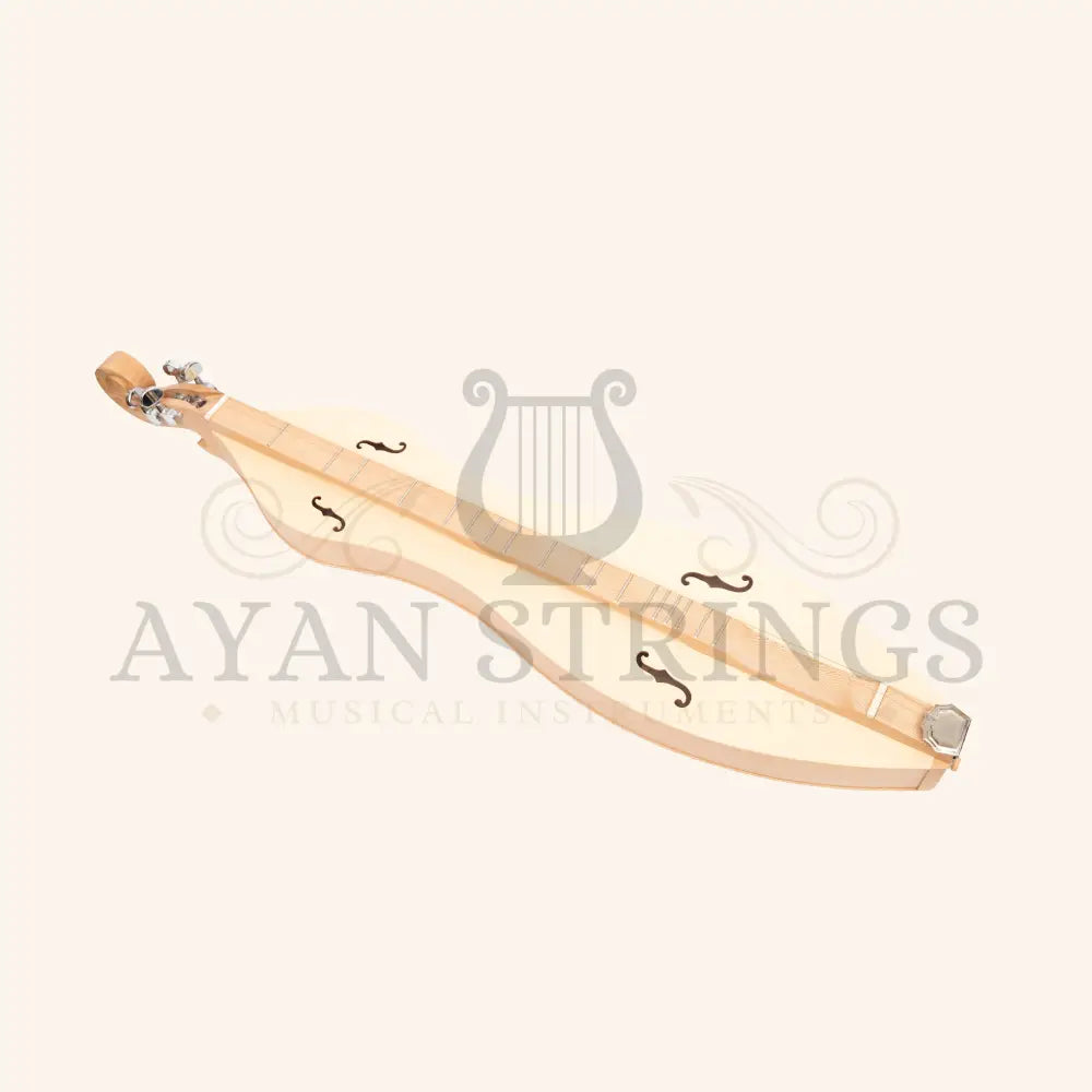 Mountain Dulcimer 4 String F-Hole Lacewood With Nickel Finish Hardware - Stringed Instruments