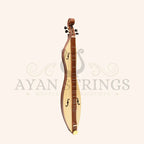 Mountain Dulcimer 4 String F-Hole Rosewood - Stringed Instruments