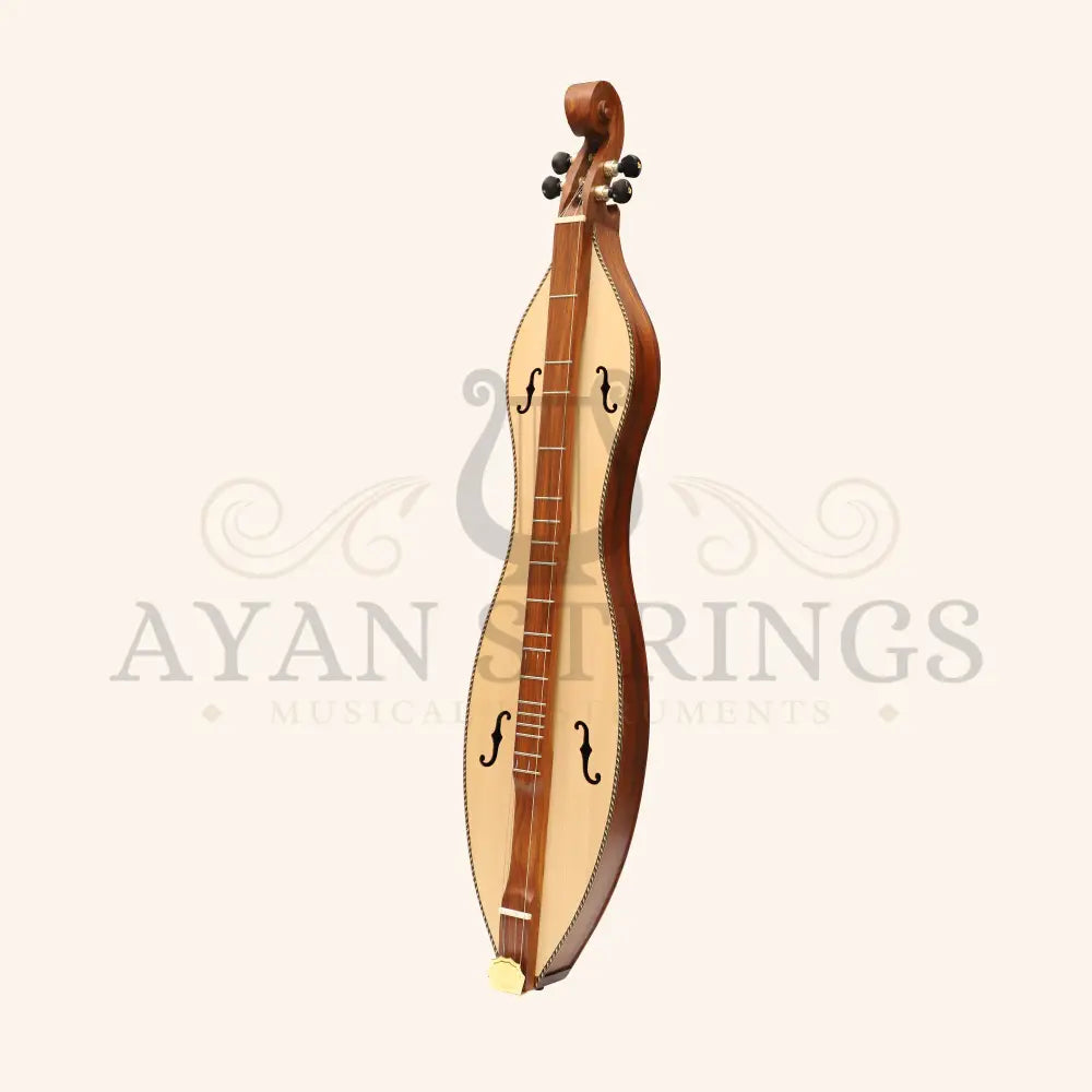 Mountain Dulcimer 4 String F-Hole Rosewood With Purfling - Stringed Instruments