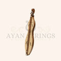 Mountain Dulcimer 4 String F-Hole Walnut with Nickel Finish Hardware - Stringed Instruments