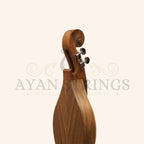 Mountain Dulcimer 4 String F-Hole Walnut with Nickel Finish Hardware - Stringed Instruments