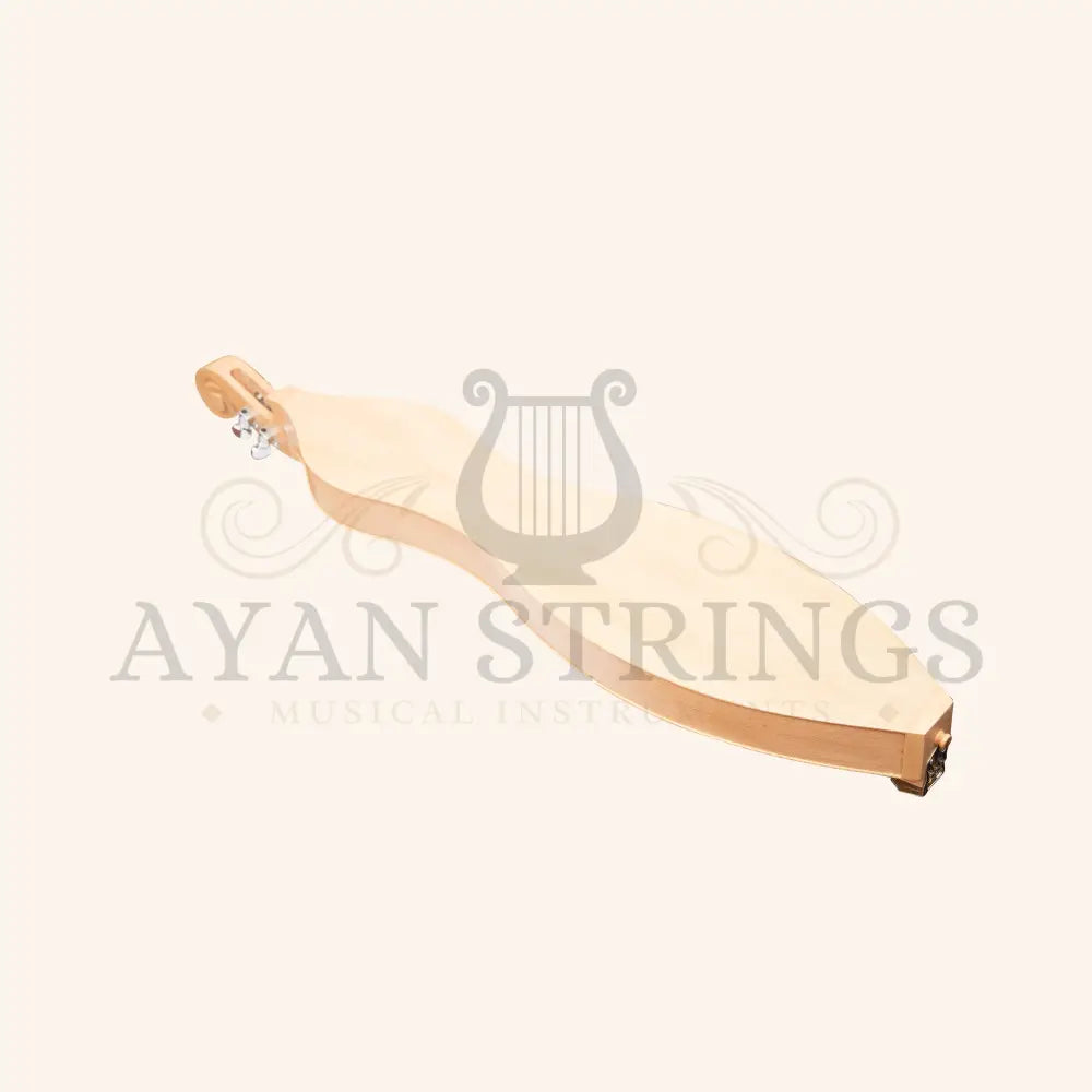 Mountain Dulcimer 4 String Knotwork Scroll Lacewood with Nickel Finish Hardware - Stringed Instruments
