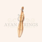 Mountain Dulcimer 4 String Knotwork Scroll Lacewood with Nickel Finish Hardware - Stringed Instruments