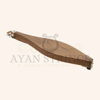 Mountain Dulcimer 4 String Teardrop Turn Scroll F-Hole Walnut - Stringed Instruments