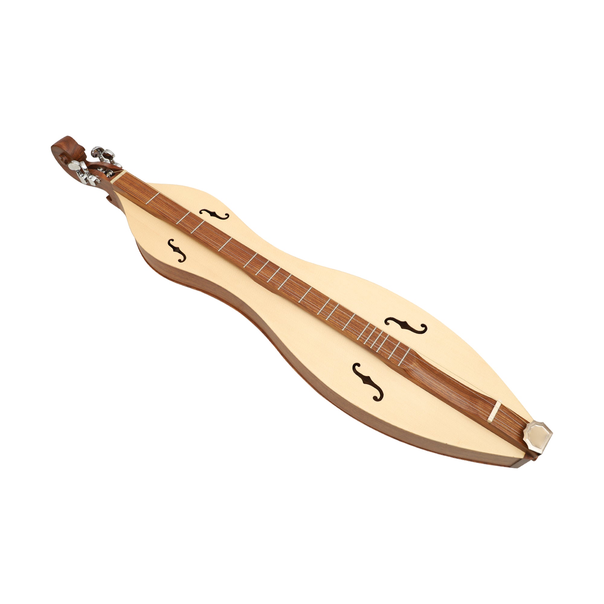 Mountain Dulcimer 4 String  F-Hole Rosewood With Nickel Finish Hardware