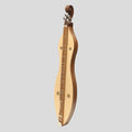 Mountain Dulcimer 4 String  Knotwork Scroll Walnut with Nickel Finish Hardware