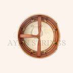 Muzikkon 14”x5’’ (35.5x12.5 cm) Premium Celtic Irish Bodhran With Easy Tune System Deep Rim T- Bar & Taped Finish