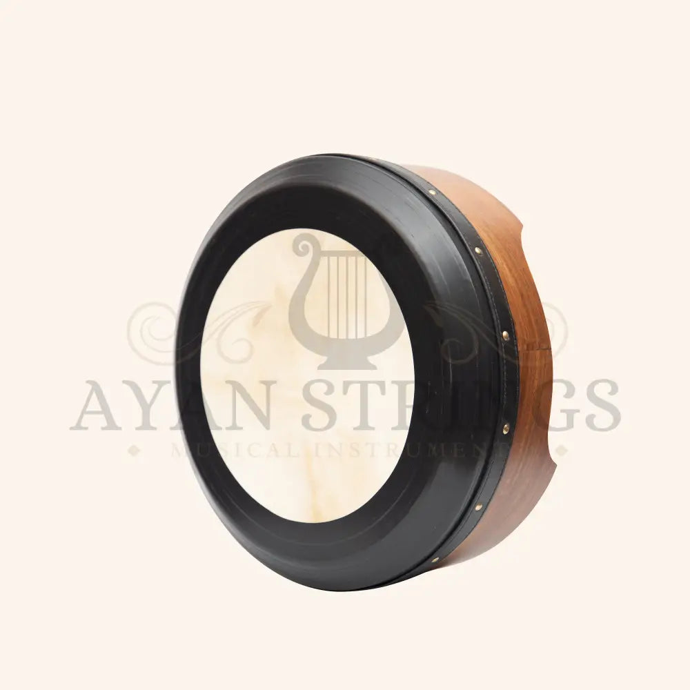 Muzikkon 14”x5’’ (35.5x12.5 cm) Premium Celtic Irish Bodhran With Easy Tune System Deep Rim T- Bar & Taped Finish