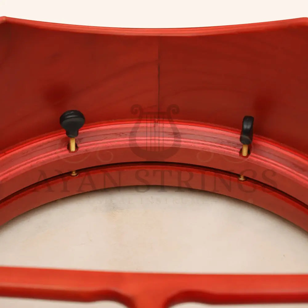Muzikkon 14”x6’’ Premium Celtic Irish Bodhran with Easy Tune System Deep Rim T-BAR & Taped Finish - Bodhrans