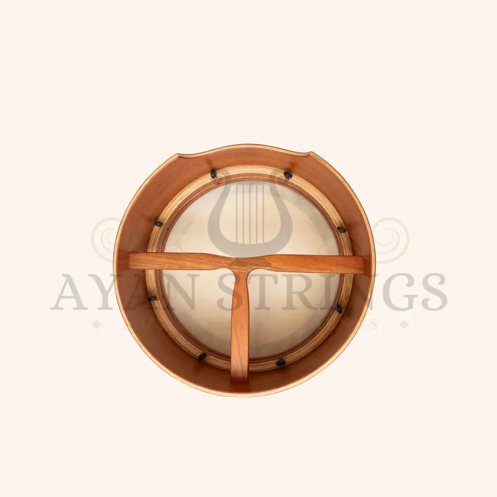 Muzikkon 14”x6’’ Premium Celtic Irish Bodhran with Easy Tune System Deep Rim T-BAR & Taped Finish - Bodhrans