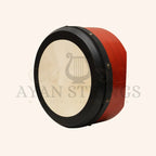 Muzikkon 14”x6’’ Premium Celtic Irish Bodhran with Easy Tune System Deep Rim T-BAR & Taped Finish - Red - Bodhrans