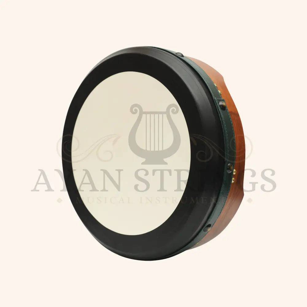Muzikkon 14’’X4’’ (35.6 cm x 10.2 cm) Heartland Tunable Irish Bodhran Drum - Red Cedar - Bodhrans