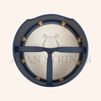 Muzikkon 14’’X6’’ Heartland Tunable Irish Bodhran Drum Deep Rim with T-BAR & Taped Finish Deep Tune - Bodhrans