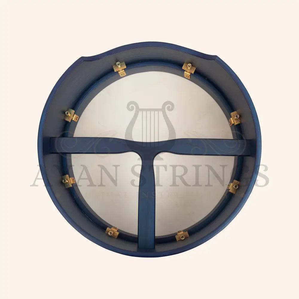 Muzikkon 14’’X6’’ Heartland Tunable Irish Bodhran Drum Deep Rim with T-BAR & Taped Finish Deep Tune - Bodhrans