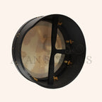 Muzikkon 14’’X6’’ Heartland Tunable Irish Bodhran Drum Deep Rim with T-BAR & Taped Finish Deep Tune - Bodhrans
