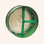 Muzikkon 14’’X6’’ Heartland Tunable Irish Bodhran Drum Deep Rim with T-BAR & Taped Finish Deep Tune - Bodhrans