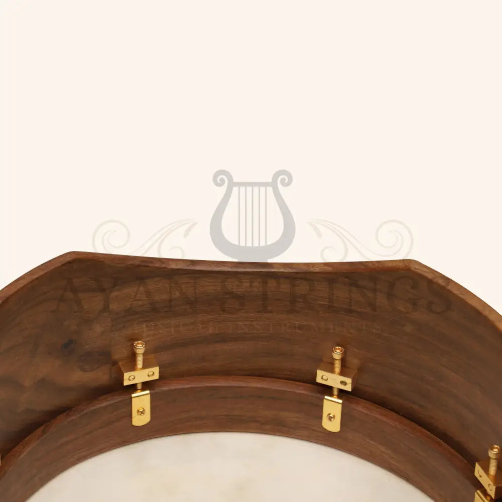 Muzikkon 14’’X6’’ Heartland Tunable Irish Bodhran Drum Deep Rim with T-BAR & Taped Finish Deep Tune - Bodhrans