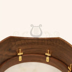 Muzikkon 14’’X6’’ Heartland Tunable Irish Bodhran Drum Deep Rim with T-BAR & Taped Finish Deep Tune - Bodhrans