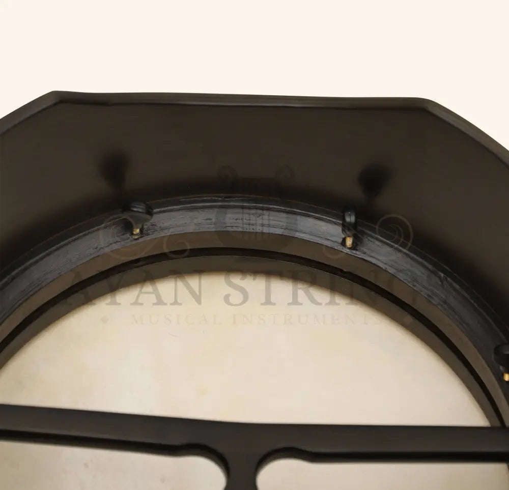 Muzikkon 15”x6’’ Premium Celtic Irish Bodhran with Easy Tune System Deep Rim T-BAR & Taped Finish - Bodhrans