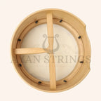 Muzikkon 15”x6’’ Premium Celtic Irish Bodhran with Easy Tune System Deep Rim T-BAR & Taped Finish - Bodhrans