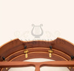 Muzikkon 16”x5’’ (40.5x12.5 Cm) Premium Celtic Irish Bodhran With Easy Tune System Deep Rim T- Bar & Taped Finish
