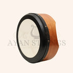 Muzikkon 16”x6’’ Premium Celtic Irish Bodhran with Easy Tune System Deep Rim T-BAR & Taped Finish - Mahogany - Bodhrans
